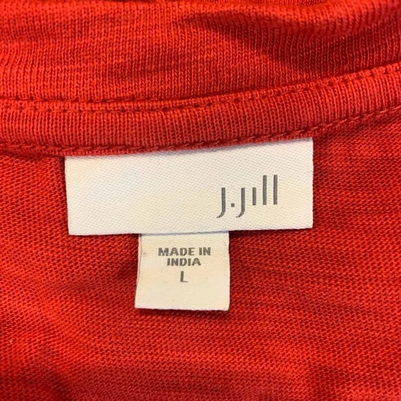 J. Jill Women's Sleeveless Cotton Modal Round‎ Neck A Line Shift Dress Size L - Picture 8 of 13